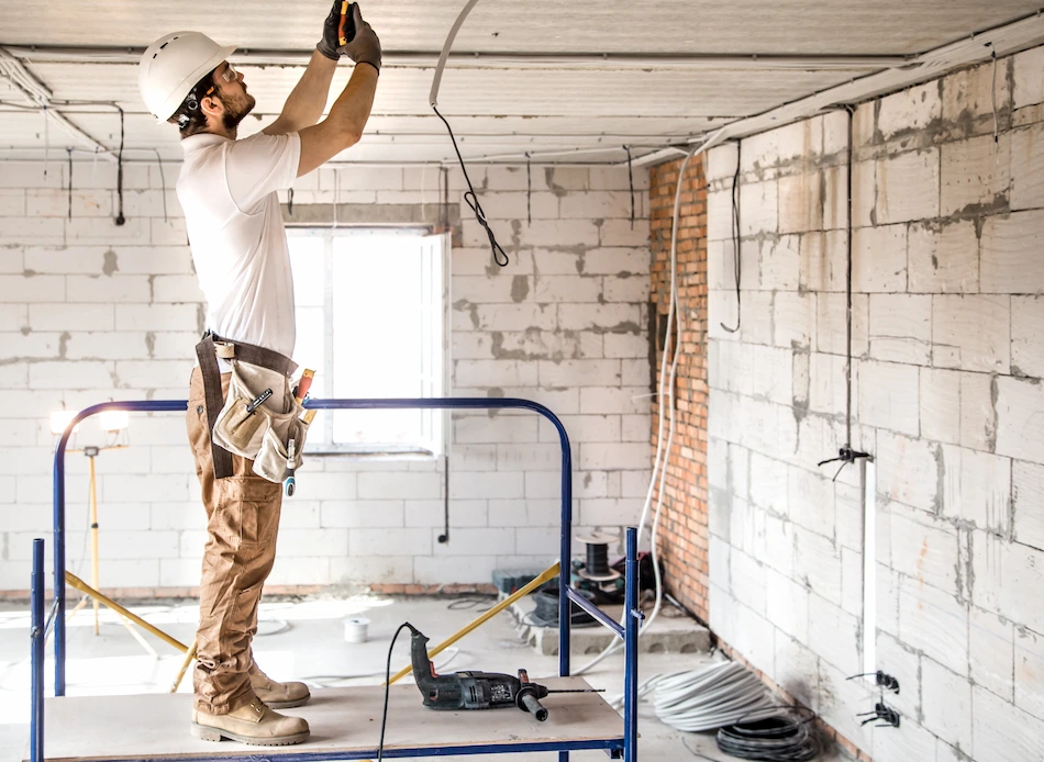 Contructor realizando una Reforma integrale de vivienda
